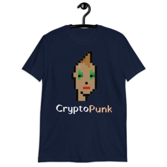 CryptoPunk NFT Shirt, BTC, Crypto Tokens Digital - Picture 1 of 2